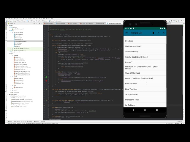 Android: Introduction to RecyclerView