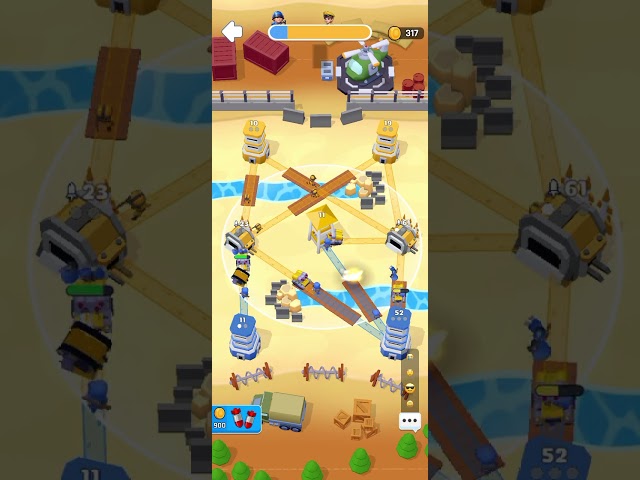 TOWER WAR Башени войны PVP Две реки