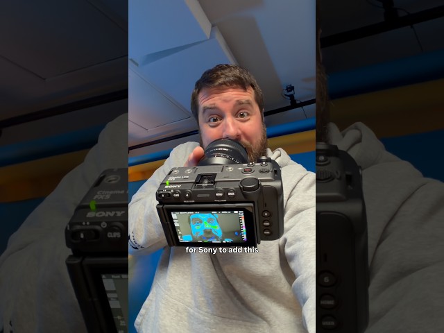 Sony FX5 added a feature filmmakers BEGGED for!