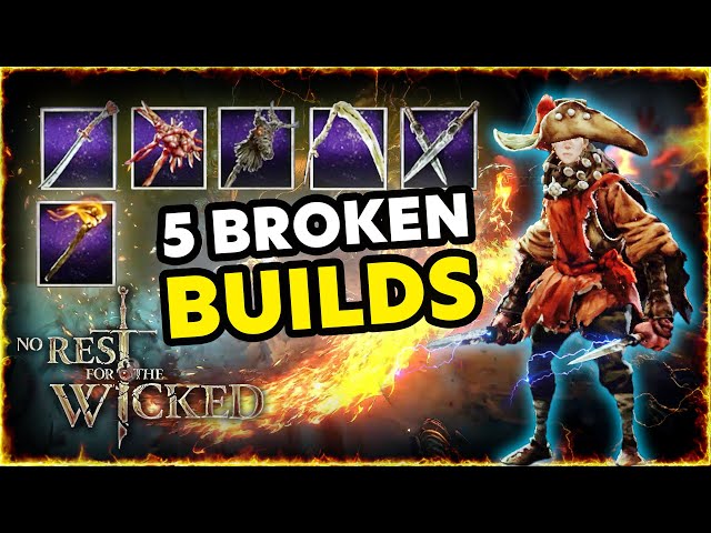 The Best BUILDS No Rest for the Wicked - 5 Best WEAPONS No Rest for the Wicked Build Guide