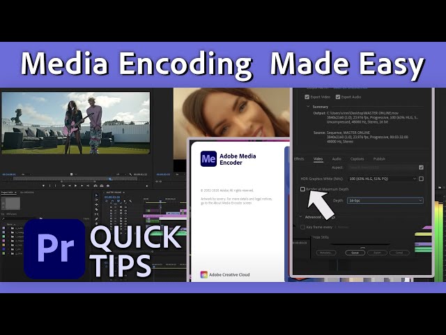 How to Use the Media Encoder Tool | Premiere Pro Tutorial with Vinnie Hobbs | Adobe Video