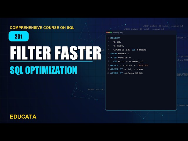 201. Filtering Efficiently | Comprehensive Course on SQL
