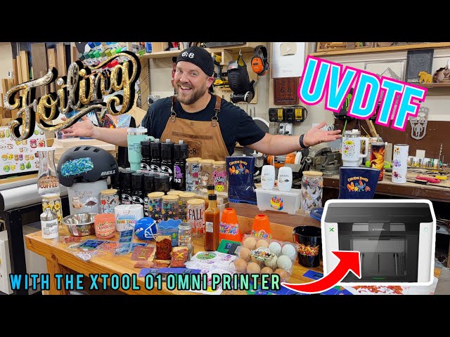 xTool O1 Omni UVDTF, Foiling, and More