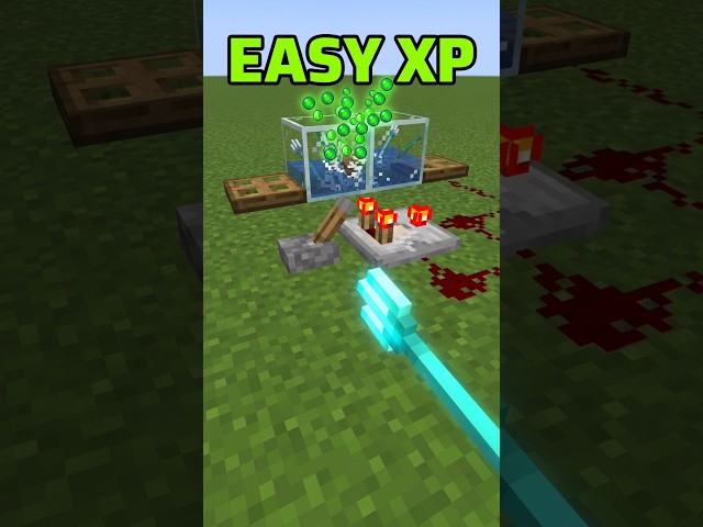 INSANE XP Farm in Minecraft Bedrock 26.1+ 🔥 | MCPE #minecraft #minecraftbuilding #shorts #shortvideo