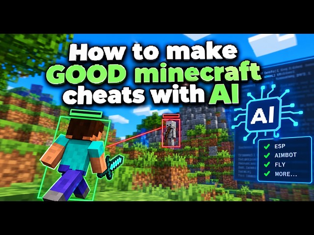 How to make actual GOOD minecraft cheats with AI (FREE)