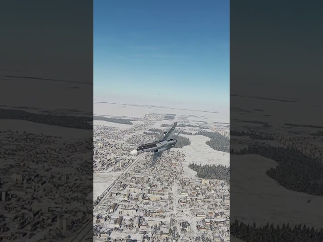 DCS JF-17 vs F 18 Frantic Dogfight - Quality Gun Pass does the Job! #shorts #dcs #f18 #dogfight