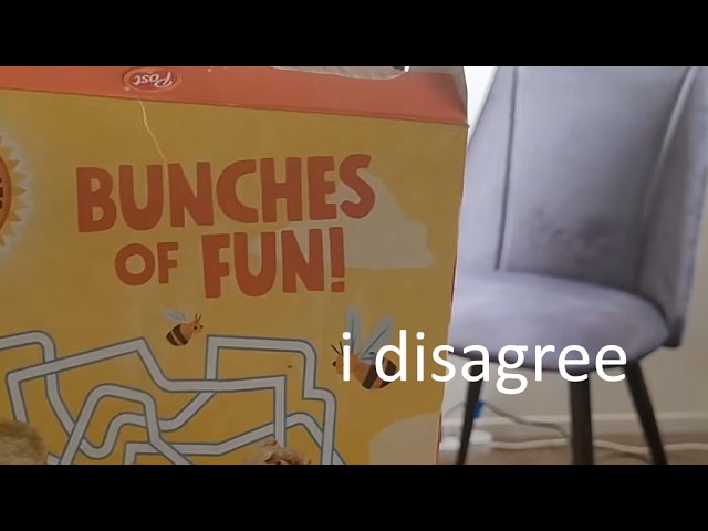 the worst cereal box maze ever