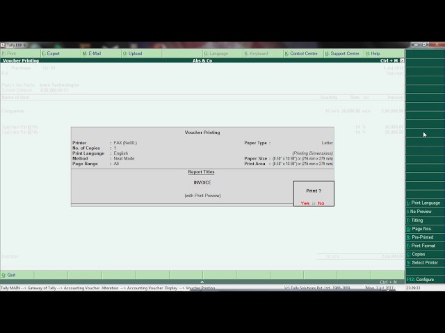 GST INVOICE BILL ENTRY