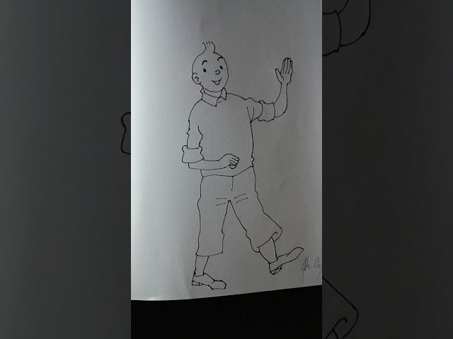 Draw 50 Famous Cartoons Challenge 7! #tintin #cartooncharacters #cartoons #drawingchallenge