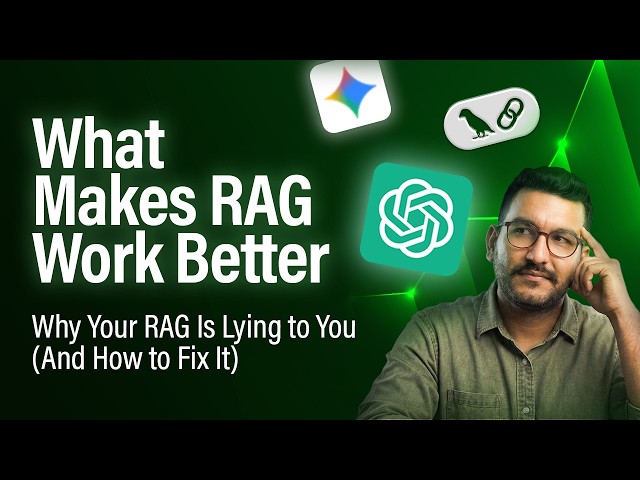 Why Your RAG Isn’t Working | Vector DBs, Embeddings & Retrievers Explained | @SCALER