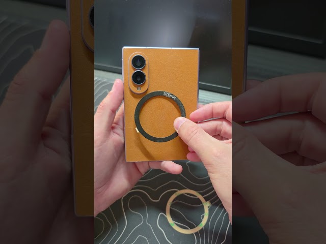 Galaxy Z Fold 8: Real Leather Skin
