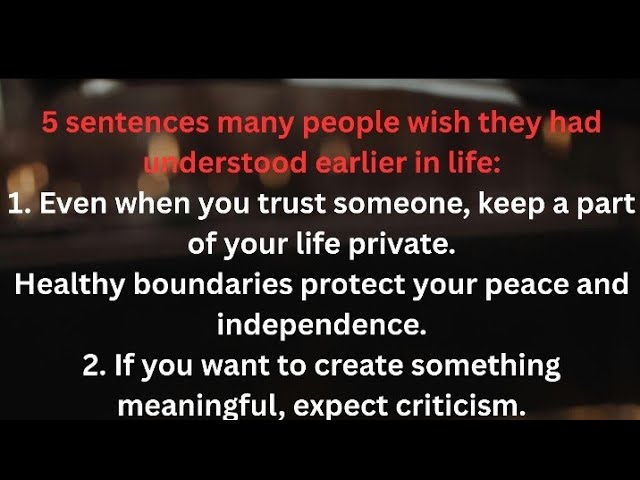 5 sentences