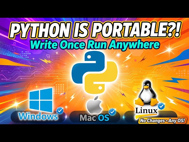Python is Platform Independent? | WORA Explained with Real Example