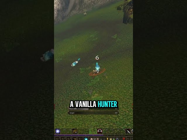 How to actually survive before getting your pet #wowclassic #wow #shorts