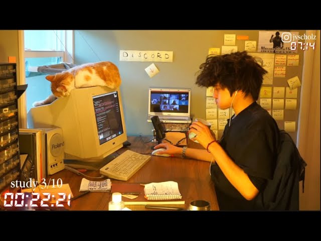 study with me live pomodoro | 12 hours