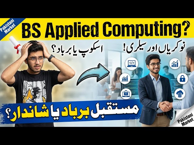 BS Applied Computing | Admissions 2026 | Scope in Pakistan 2026 | Jobs, Salary, Future