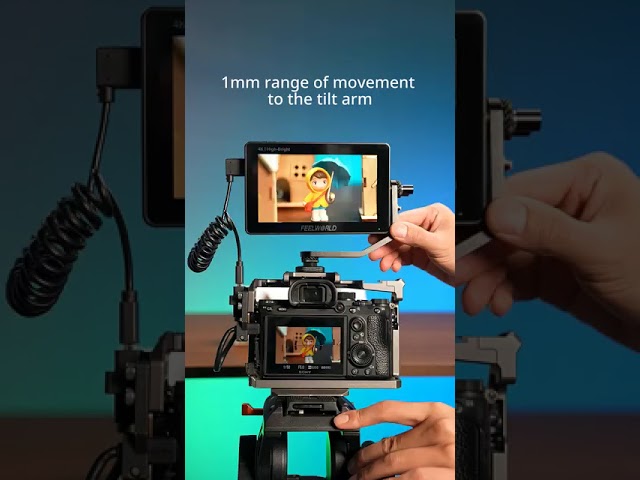How to install the monitor's tilt arm #cameragear #tutorial