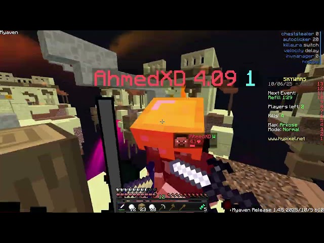 There was a Hypixel client, she's name was Myaven...