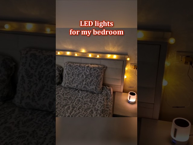 LED lights for my bedroom #diyprojects #led #diy