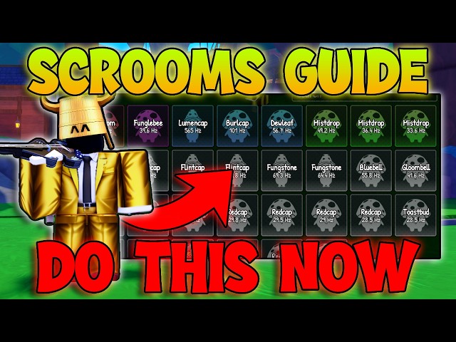 Scrooms Roblox Full Guide - Roblox SCROOMS Guide! Speed Boots, Money FAST, Macro & MORE!