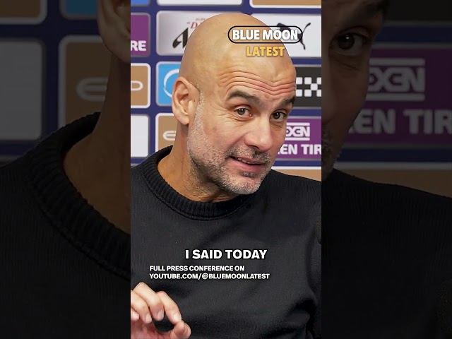 “Come back three kilos heavier and you stay in Manchester!” 🍔 | Pep Guardiola