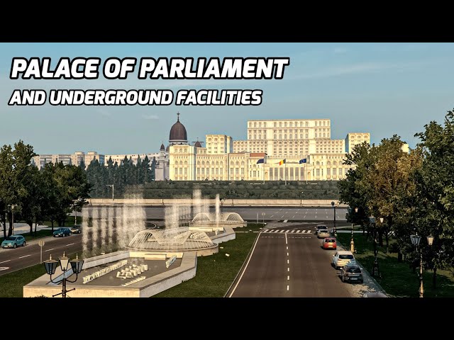 Bucharest Rebuild Editor Timelapse #6: Palace of Parliament and Undeground Facilities