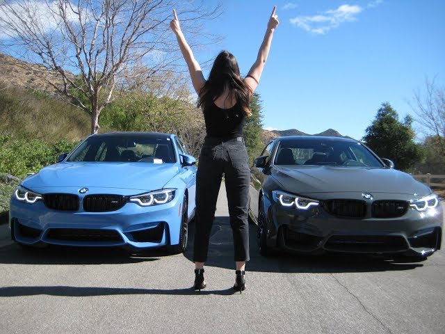 2018 BMW M4 vs M3 / Exhaust Sound / 20" M Wheels / Competition Package  / BMW Review