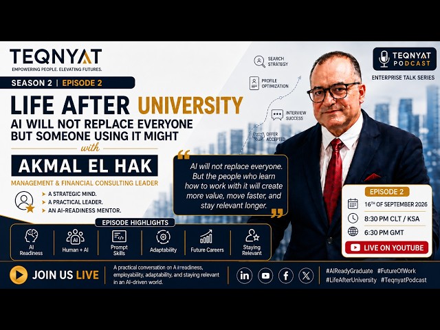 🎙️Life After University - AI Will Not Replace Everyone - but Someone Using It Might