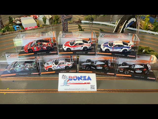 The Latest Scaleauto 1/32 scale slot cars . Available at Bonza Slot Cars and hobbies 👍