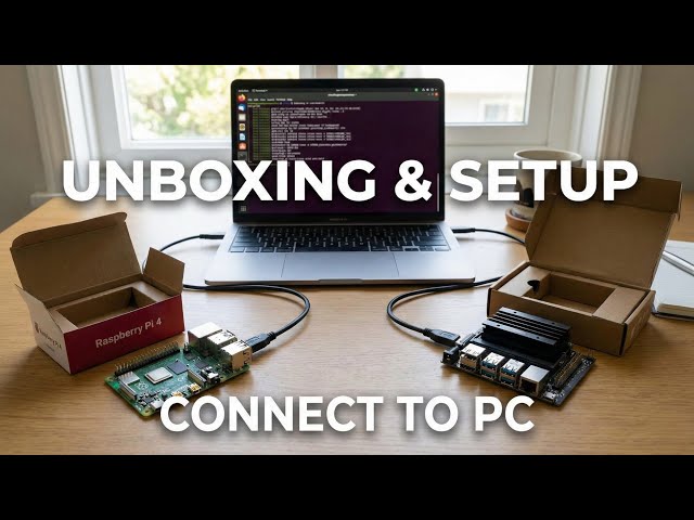 Raspberry Pi & Jetson Nano: Unboxing and Connection Guide