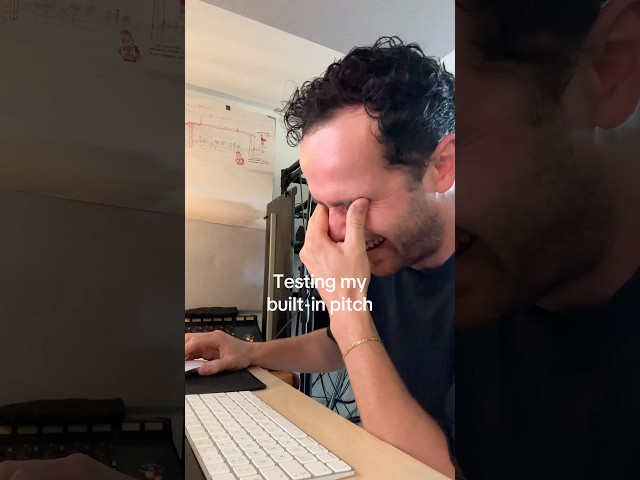 Testing my built-in pitch