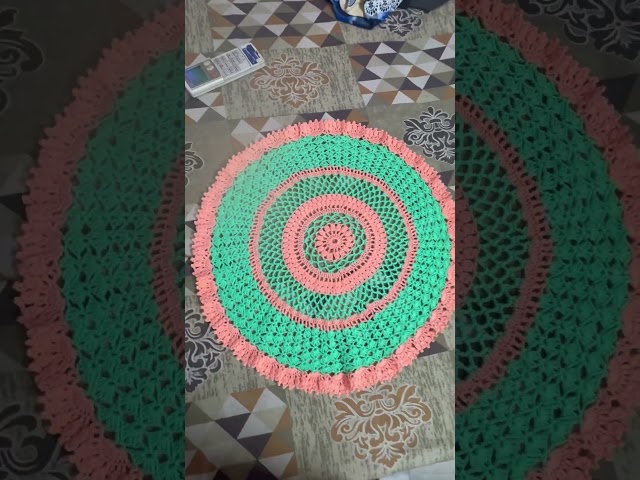 beautiful thal cover design comment for tutorial video #knitting #fashion