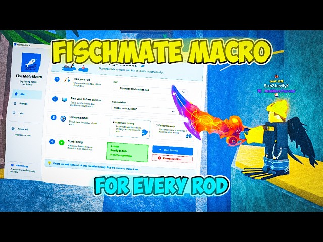 *BEST* Fisch Macro FISCHMATE (WORKS ON ALL RODS) | New Macro in Fisch