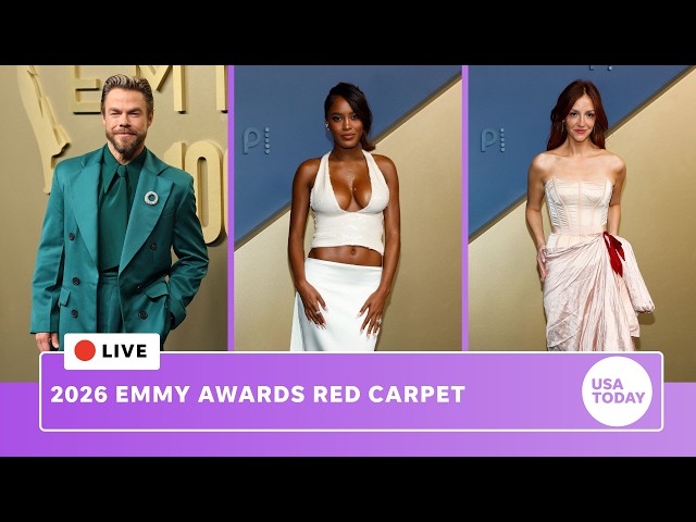 Emmy Awards red carpet live: Nominees and celebrities show off style