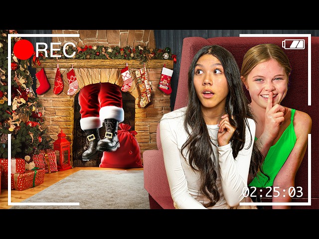 I BUILT A TRAP TO CATCH SANTA *Hidden Cameras*