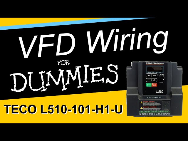 Wiring a TECO L510 VFD to Run My 82 Year Old Milling Machine