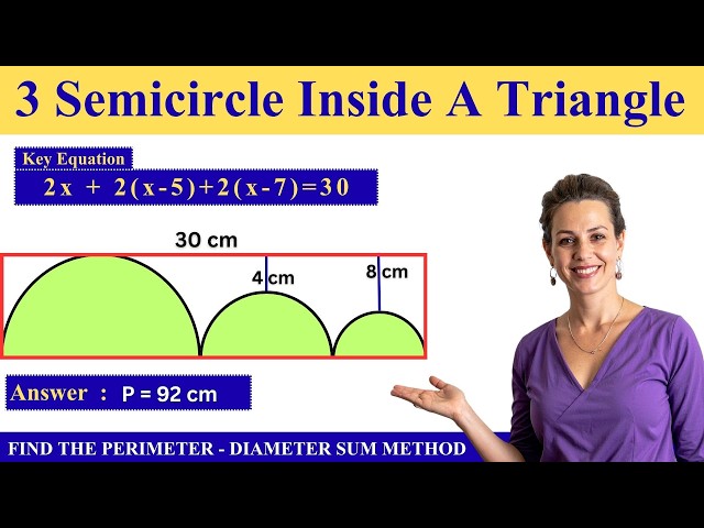 Can You Find the Perimeter ? l Using Diameter Sum Method 