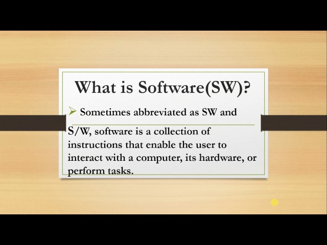 what is software?