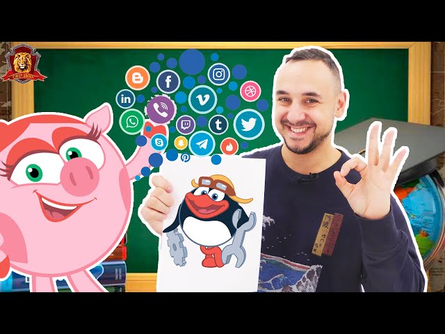 Папа РОБ и СМЕШАРИКИ в Супер Школе! ЧТО ТАКОЕ СОЦИАЛЬНЫЕ СЕТИ? 13+