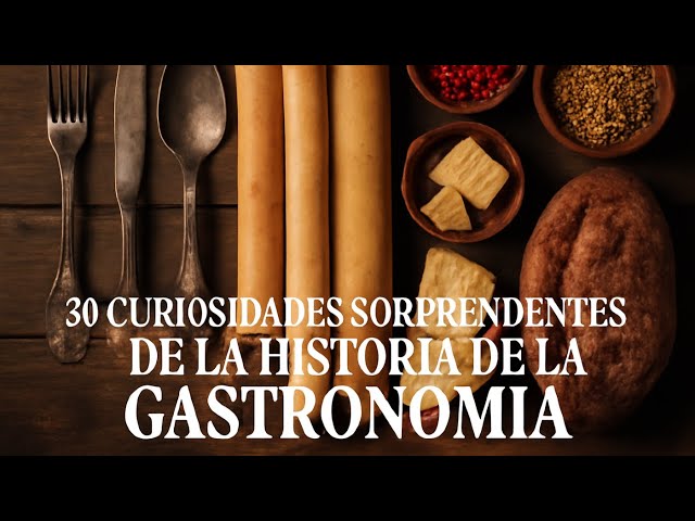 30 Curiosidades Sorprendentes de la Historia de la Gastronomía
