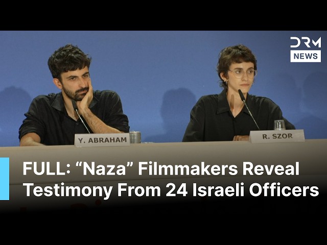 FULL PRESSER: “Naza” Filmmakers Reveal Testimony From 24 Israeli Officers at Venice Festival | AA1B