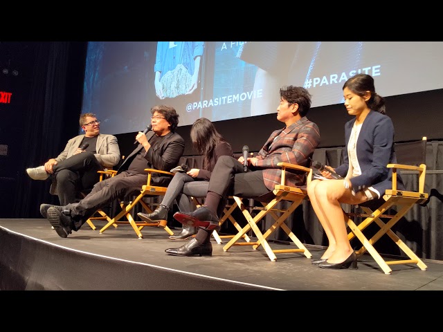 Parasite Q&A w/ Bong Joon-ho & Song Kang-ho (part 2)