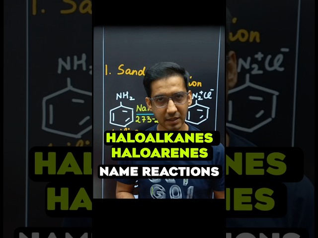 "Haloalkanes & Haloarenes – ALL Name Reactions in ONE Shot ⚡ | Class 12 Chemistry"