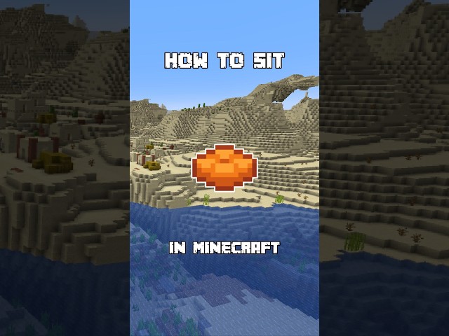 How to Sit Down in Minecraft