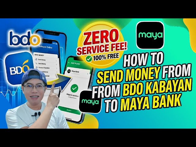 How To Send Money From BDO Kabayan Online App To Maya Bank | ZERO SERVICE FEE!