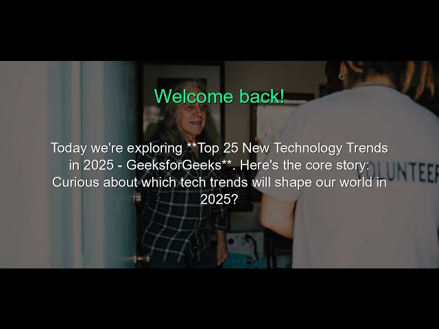 Top 25 New Technology Trends in 2025 - GeeksforGeeks