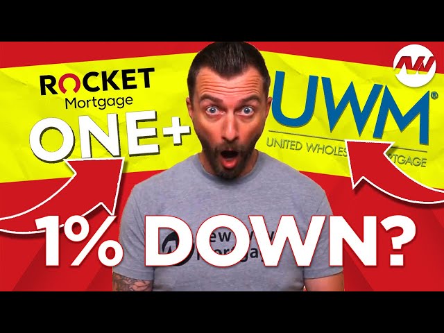 Rocket vs. UWM - Who Got the BEST 1% Down Payment Mortgage Program? 🤯💯
