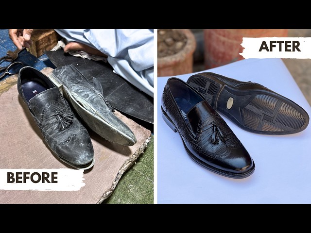 Restoring 6-Year-Old Loafers Into New Shoes | Handmade Shoe Repair & Transformation
