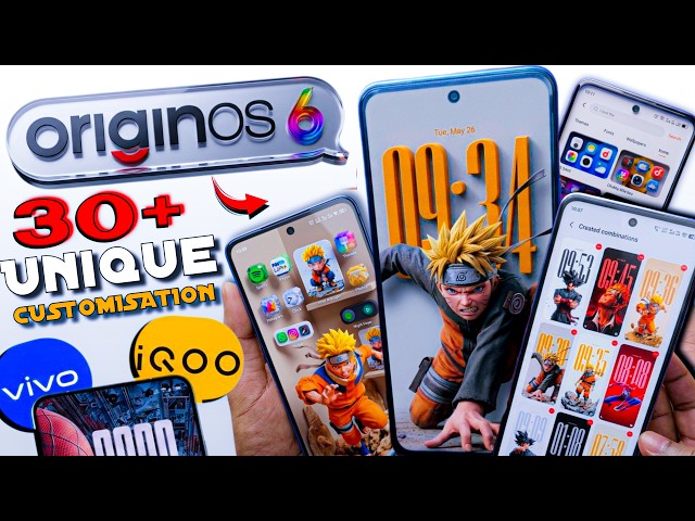 New 😯 OriginOS 6 Best Customisation Settings 🤩 | For Vivo & iQOO users #vivo #originos6