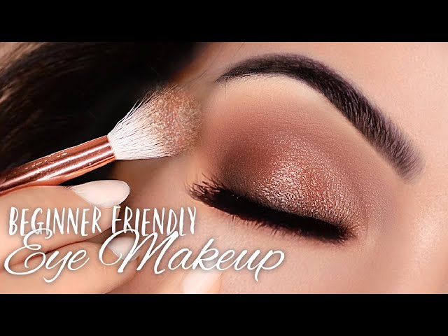 Beginners Eye Makeup Tutorial SUPER Easy Step By Step | How To Apply Eyeshadow